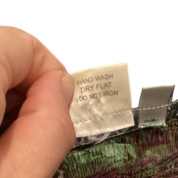 Alberto Makali Women Stretchy Top Size Small Brown Asian Y2K Beaded Forest Fairy - Picture 5 of 9